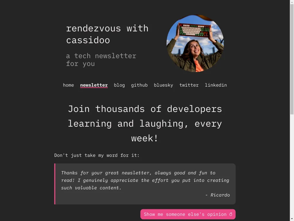 Cassidy's Newsletter